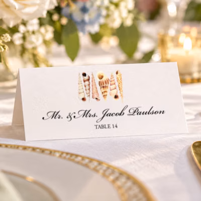 Tented Place Card